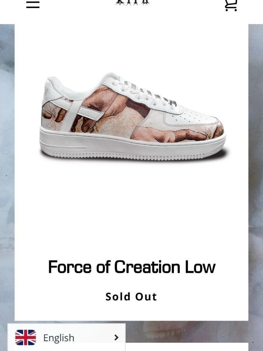 Force of Creation Low White Leather Sneakers - Picture 2 of 12